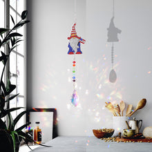 Load image into Gallery viewer, Diamond Drill Rainbow Collection Crystal Prisms Wind Chime  Gnome
