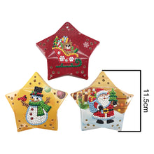 Load image into Gallery viewer, 5D DIY Diamond Painting Christmas Tree LED Hanging Star Lights
