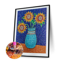 Load image into Gallery viewer, Diamond Painting - Full Crystal Rhinestone - Sunflower (30*40cm)
