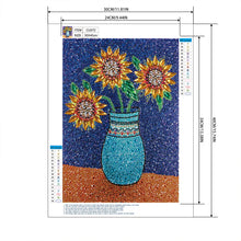 Load image into Gallery viewer, Diamond Painting - Full Crystal Rhinestone - Sunflower (30*40cm)
