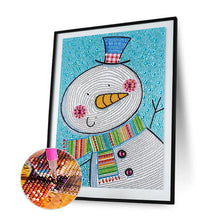 Load image into Gallery viewer, Diamond Painting - Full Crystal Rhinestone - Coon Snowman (30*40cm)
