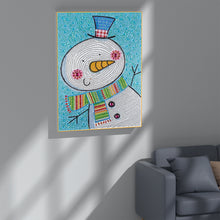 Load image into Gallery viewer, Diamond Painting - Full Crystal Rhinestone - Coon Snowman (30*40cm)
