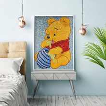 Load image into Gallery viewer, Diamond Painting - Full Crystal Rhinestone - Coon Bear (30*40cm)
