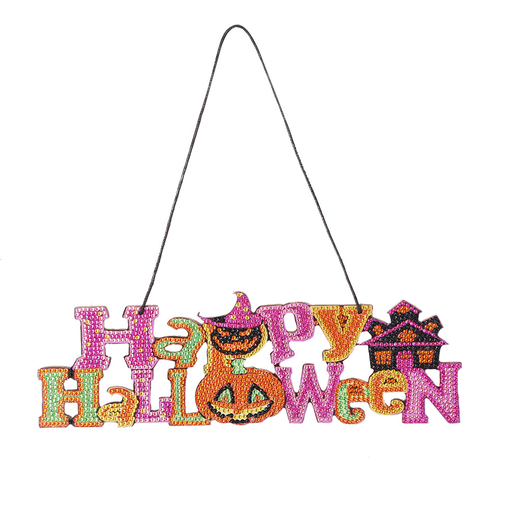 5D Diamond Crystal Halloween Pendant Hanging DIY Drill Painting Kit