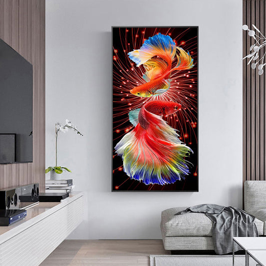 Diamond Painting - Full Round - Goldfish (40*80cm)
