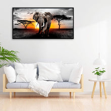 Load image into Gallery viewer, Diamond Painting - Full Round - Elephant (80*40cm)
