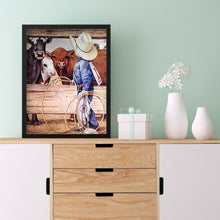 Load image into Gallery viewer, Diamond Painting - Full Round - Cowboy (30*40cm)
