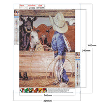 Load image into Gallery viewer, Diamond Painting - Full Round - Cowboy (30*40cm)
