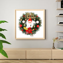 Load image into Gallery viewer, Diamond Painting - Full Round - Christmas Wreath (40*40cm)
