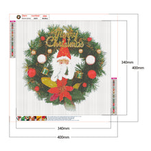 Load image into Gallery viewer, Diamond Painting - Full Round - Christmas Wreath (40*40cm)
