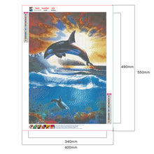 Load image into Gallery viewer, Diamond Painting - Full Round - Whale (40*55cm)
