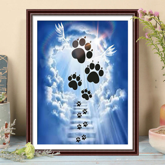 Diamond Painting - Full Round - Dog Foots Cloud (30*40cm)