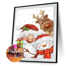 Load image into Gallery viewer, Diamond Painting - Full Round - Santa And Elk (30*40cm)

