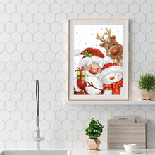Load image into Gallery viewer, Diamond Painting - Full Round - Santa And Elk (30*40cm)
