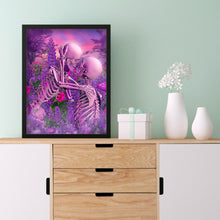 Load image into Gallery viewer, Round Diamond Painting - Full Round -  Beautiful skull (30*40cm)

