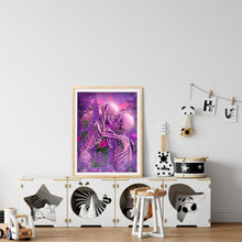 Load image into Gallery viewer, Round Diamond Painting - Full Round -  Beautiful skull (30*40cm)
