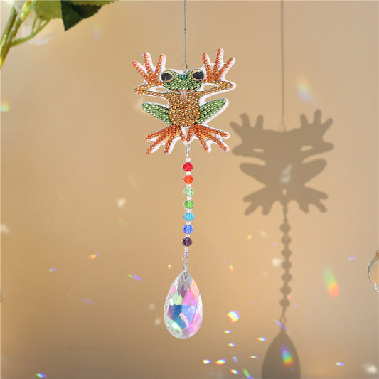 Diamond Painting Wind Chime 5D Crystal Dream Light Catcher Pendant