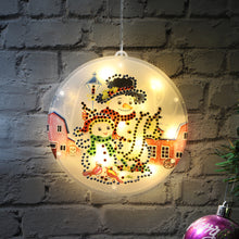 Load image into Gallery viewer, Christmas LED Hanging Lights DIY Double Sided Diamond Painting Kit
