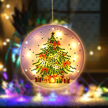 Load image into Gallery viewer, Christmas LED Hanging Lights DIY Double Sided Diamond Painting Kit
