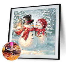 Load image into Gallery viewer, Diamond Painting - Full Round - Snowman (30*30cm)
