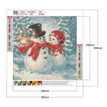 Load image into Gallery viewer, Diamond Painting - Full Round - Snowman (30*30cm)
