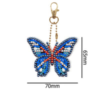 Load image into Gallery viewer, 5pcs DIY Acrylic Full Special Drill Diamond Butterfly Keychain Kit
