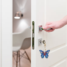 Load image into Gallery viewer, 5pcs DIY Acrylic Full Special Drill Diamond Butterfly Keychain Kit
