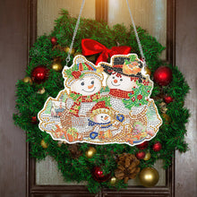 Load image into Gallery viewer, Christmas Door Pendant Diamond Painting Rhinestone Wall Decoration
