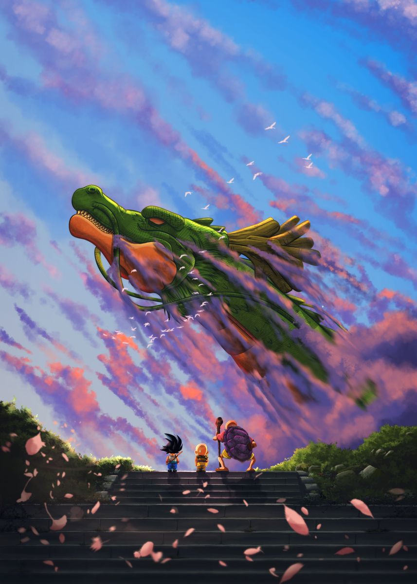 Diamond Painting - Full Round - Anime The Rise Of Shenron (30*40CM)