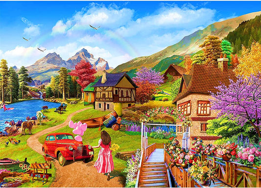 AB Diamond Painting - Full Round - Landscape (50*70cm)