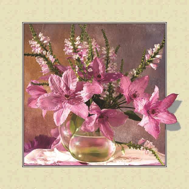 AB Diamond Painting - Full Round - Flower (40*40cm)