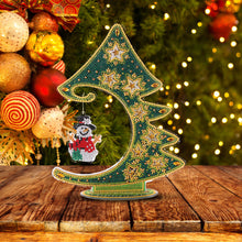Load image into Gallery viewer, Luminous Christmas Tree DIY Special Shaped Diamond Painting Ornaments Kit
