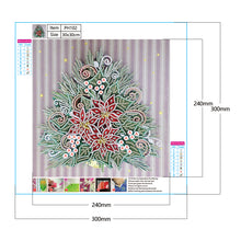 Load image into Gallery viewer, Diamond Painting - Full Special -  Painted Christmas Tree on Paper (30*30cm)
