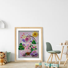 Load image into Gallery viewer, Diamond Painting - Partial Special Shaped - Quilted paper painting cute bear (30*40cm)
