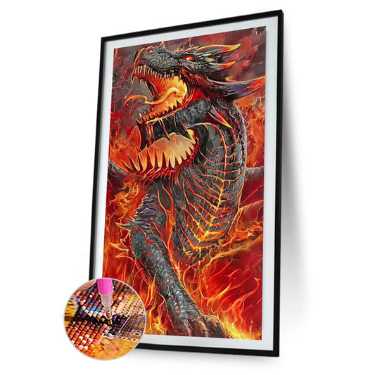 Diamond Painting - Full Round - flame (40*70CM)