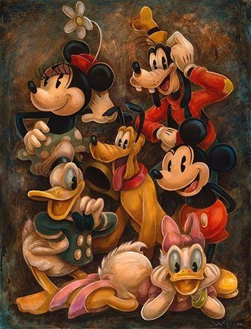 AB Diamond Painting - Full Round - Disney Characters (40*52cm)