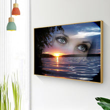 Load image into Gallery viewer, Diamond Painting - Full Square - Sunrise over the lake (40*30cm)
