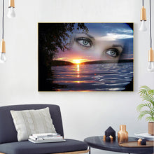 Load image into Gallery viewer, Diamond Painting - Full Square - Sunrise over the lake (40*30cm)
