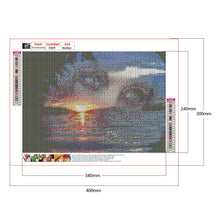 Load image into Gallery viewer, Diamond Painting - Full Square - Sunrise over the lake (40*30cm)
