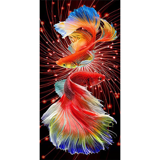 Diamond Painting - Full Square - Koi Fish (40*80CM)