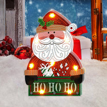 Load image into Gallery viewer, DIY Diamond Painting Light Christmas Tree Snowman Nightlight Lamp
