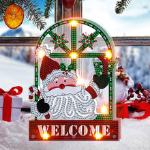 Load image into Gallery viewer, DIY Diamond Painting Light Christmas Tree Snowman Nightlight Lamp
