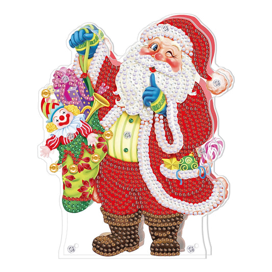 DIY Diamond Painting Light Christmas Tree Snowman Nightlight Lamp