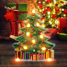 Load image into Gallery viewer, DIY Diamond Painting Light Christmas Tree Snowman Nightlight Lamp
