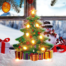 Load image into Gallery viewer, DIY Diamond Painting Light Christmas Tree Snowman Nightlight Lamp
