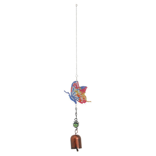 5D Butterfly Diamond Painting Wind Chime Pendant Mosaic Kit Decor