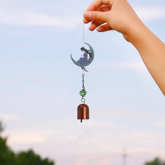 5D Fairy Diamond Painting Wind Chime Pendant Art Mosaic Kit Decor