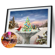 Load image into Gallery viewer, Diamond Painting - Full Round - Christmas tree snow scene (40*30CM)
