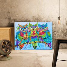 Load image into Gallery viewer, Diamond Painting - Full Crystal - owl (40*30CM)
