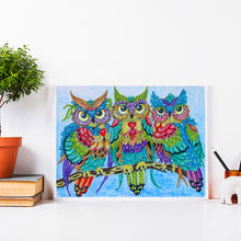 Load image into Gallery viewer, Diamond Painting - Full Crystal - owl (40*30CM)
